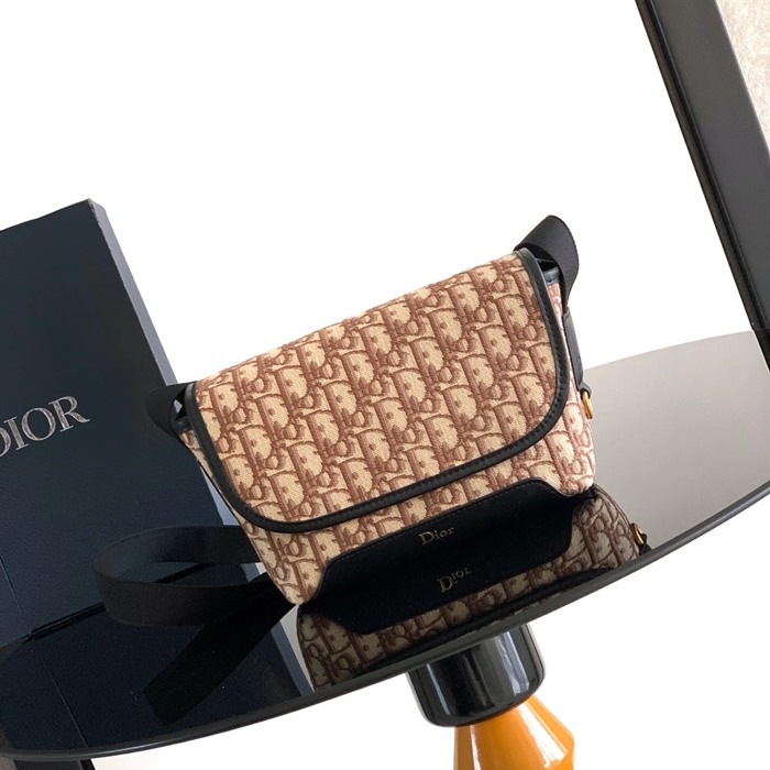 DIOR 2DBCA627YUS プリントフラップメッセンジャー ジェット サイズ:20x15x7.5cm