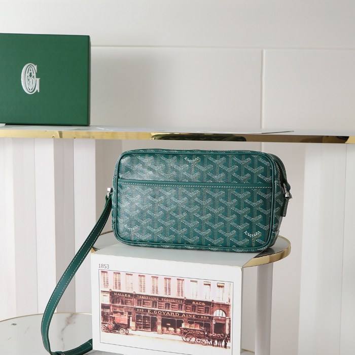 GOYARD カヴェールカメラバッグ 緑 サイズ:22.5x13cm