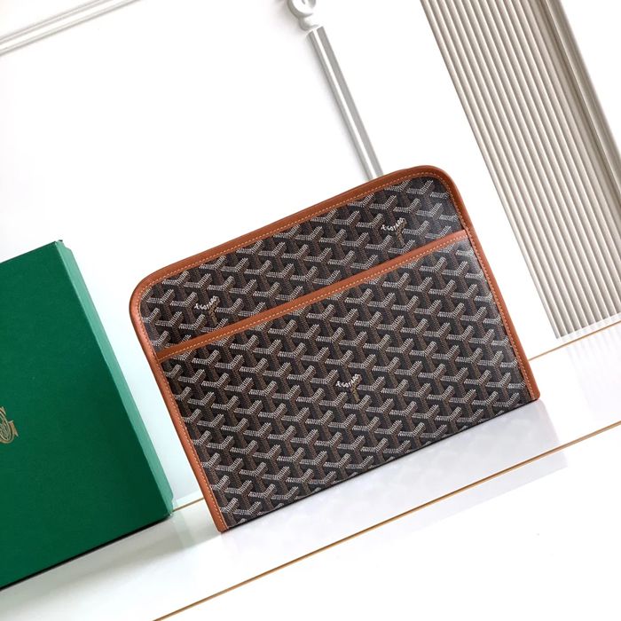 GOYARD ジュヴァンス 大洗面ポーチ 棕 サイズ:29.5x23x7.5cm