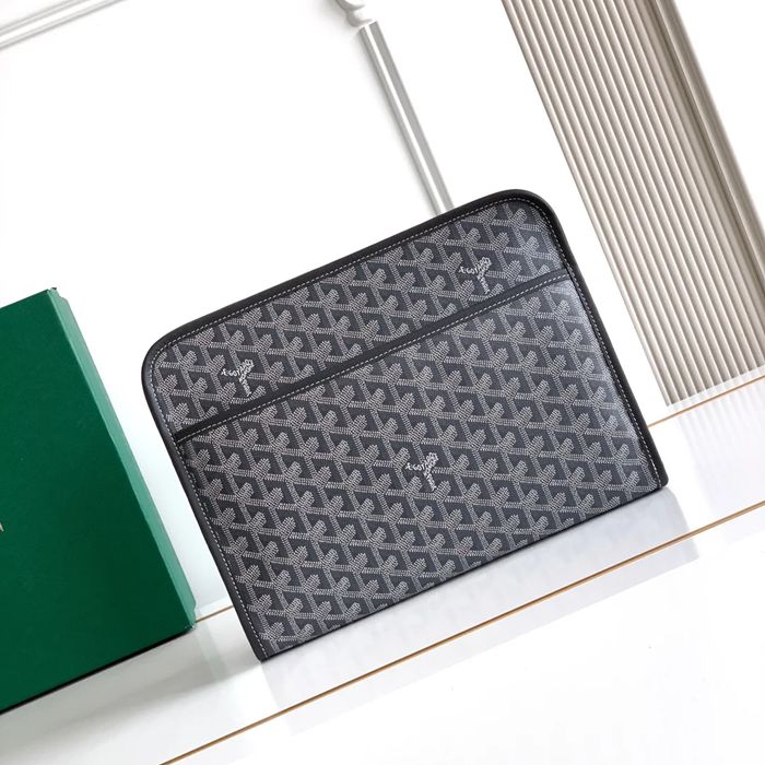 GOYARD ジュヴァンス 大洗面ポーチ グレー サイズ:29.5x23x7.5cm