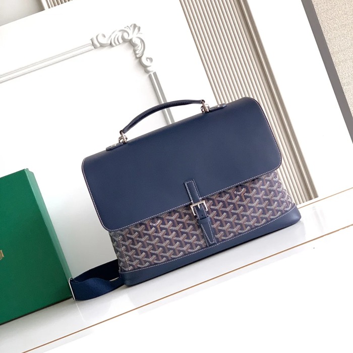 GOYARD シタディン 小メッセンジャー 青 サイズ:38x33cm