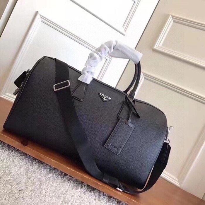 PRADA 372 トラベルバッグ 配色 サイズ:45.5x25x17cm