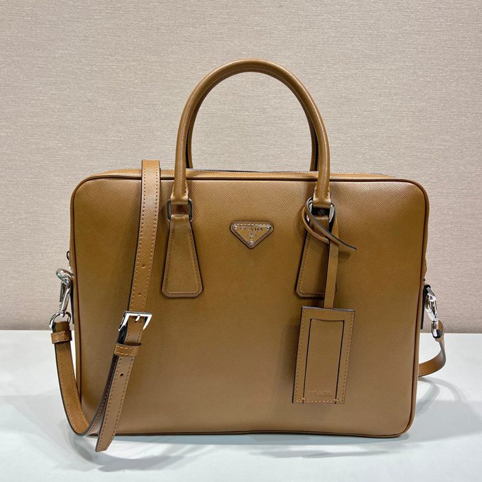 PRADA 2VE0368 超薄ブリーフケース サイズ:37x28x3.5cm