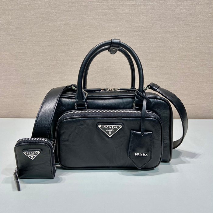 PRADA 1BB099 ボストンバッグ ランウェイ サイズ:24x12.5cm