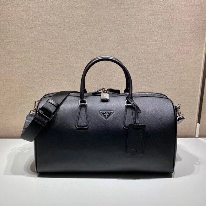 PRADA 2VC018 サフィアーノレザートラベルバッグ サイズ:50x27.5x25cm