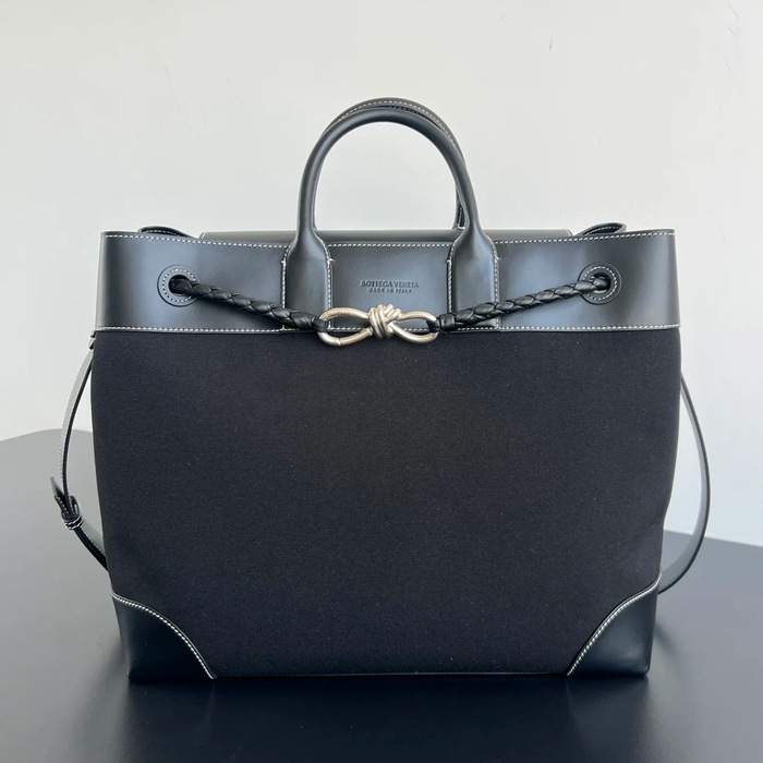 BOTTEGA VENETA BV 827066 アンディアーモ 帆布×レザー サイズ:43x39x20cm