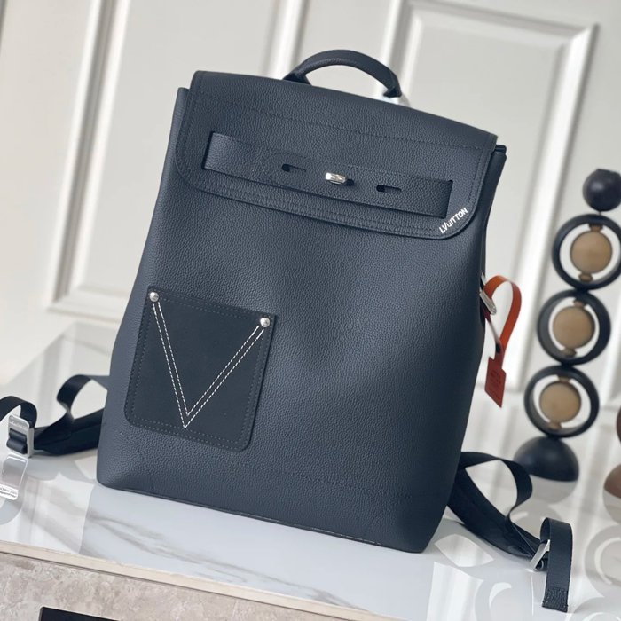 LOUIS VUITTON M27063 オールスチール金具リュック スチーマー サイズ:39x31x15.5cm