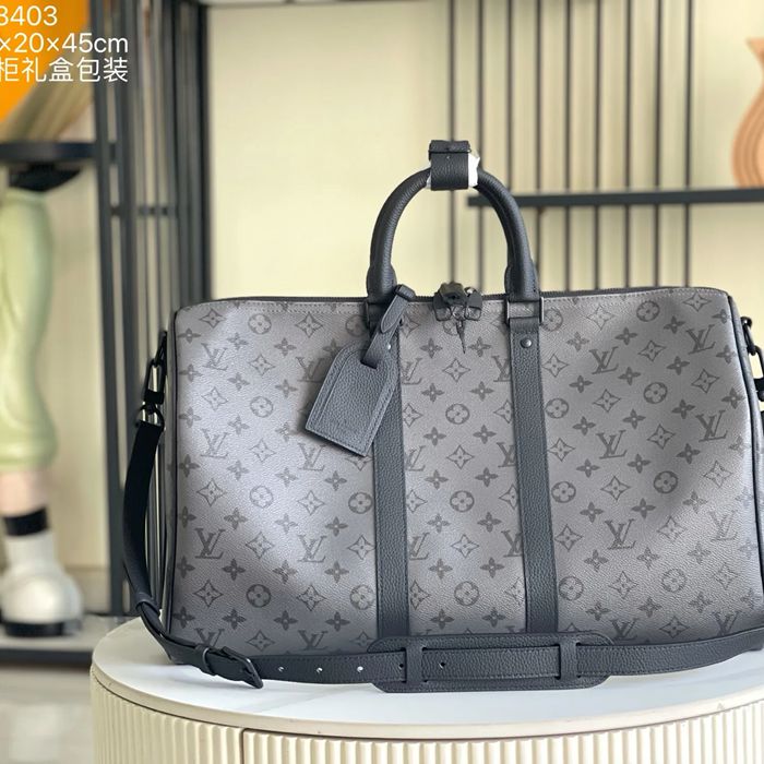 LOUIS VUITTON M28403 イタリアA級レザートラベルバッグ サイズ:45x27x20cm