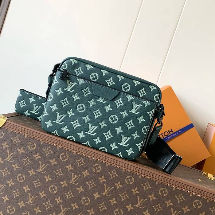 LOUIS VUITTON M27154 牛皮革メッセンジャー トリオ サイズ:25x18.5cm