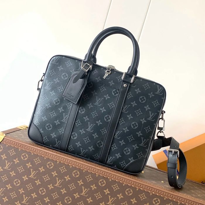 LOUIS VUITTON M46457 モノグラムブリーフケース ボヤージュ サイズ:36.5x27.5cm