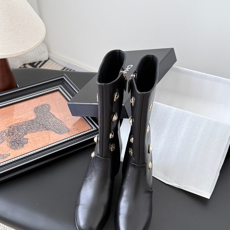 【CHANEL】25Aブーツレディース