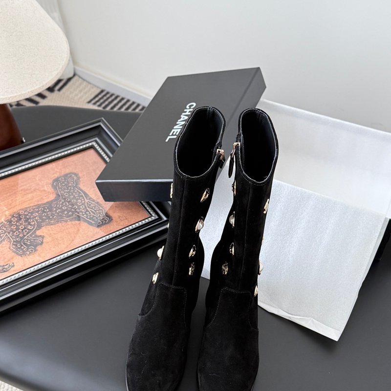 【CHANEL】25Aブーツレディース