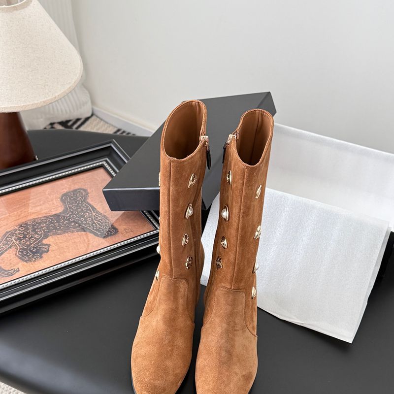 【CHANEL】25Aブーツレディース