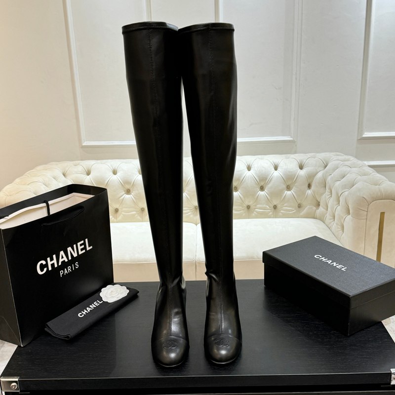 【CHANEL】25Aロングブーツレディース