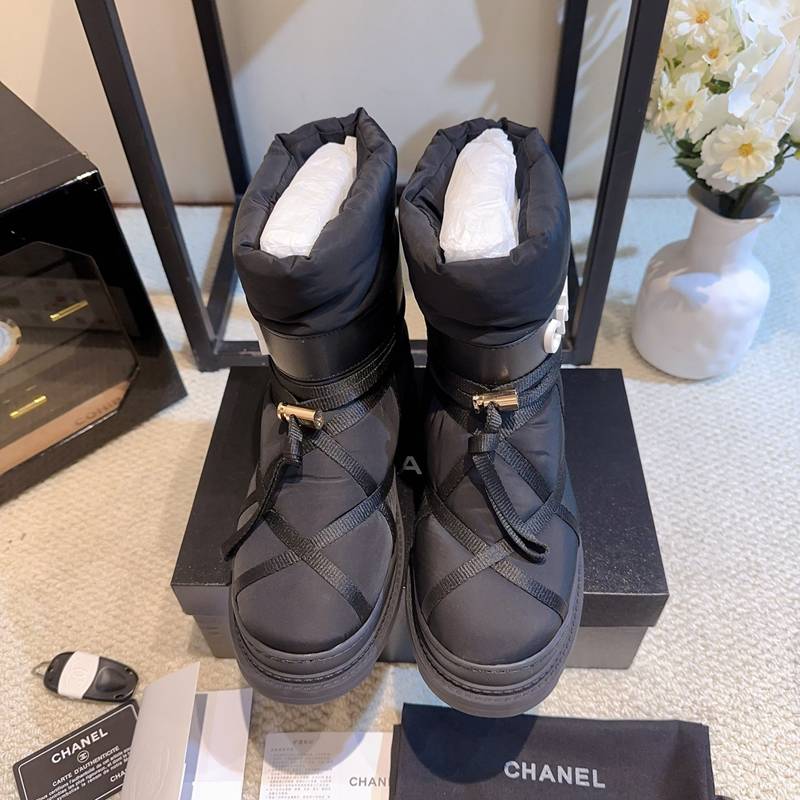 【CHANEL】2026スノーブーツレディース