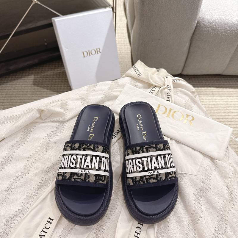 【DIOR】25SS春夏新作スリッポンビーチサンダルレディース