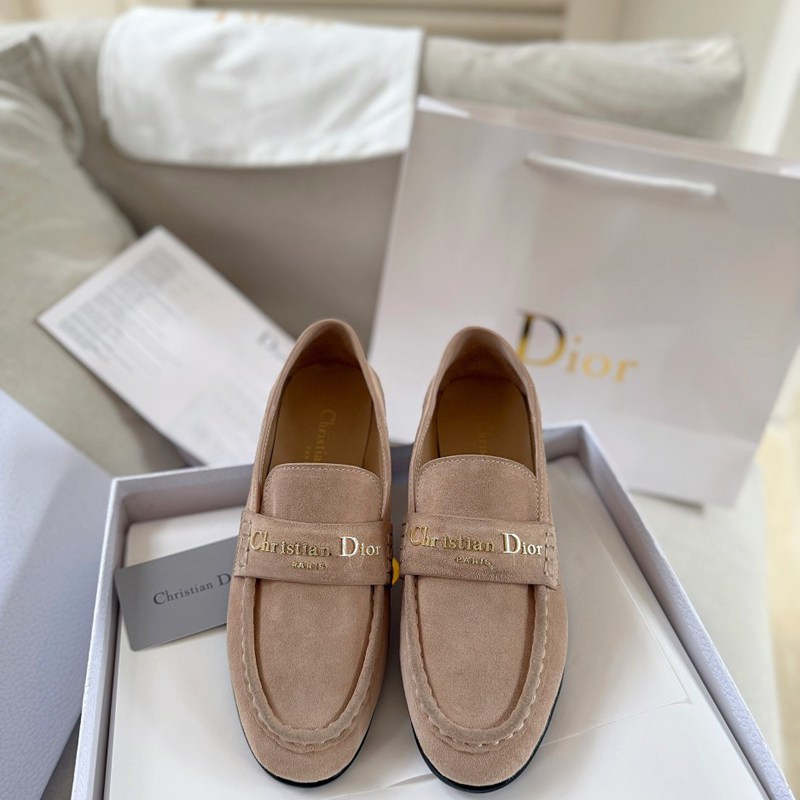 【DIOR】25WFレターローファーレザーローファーレディース