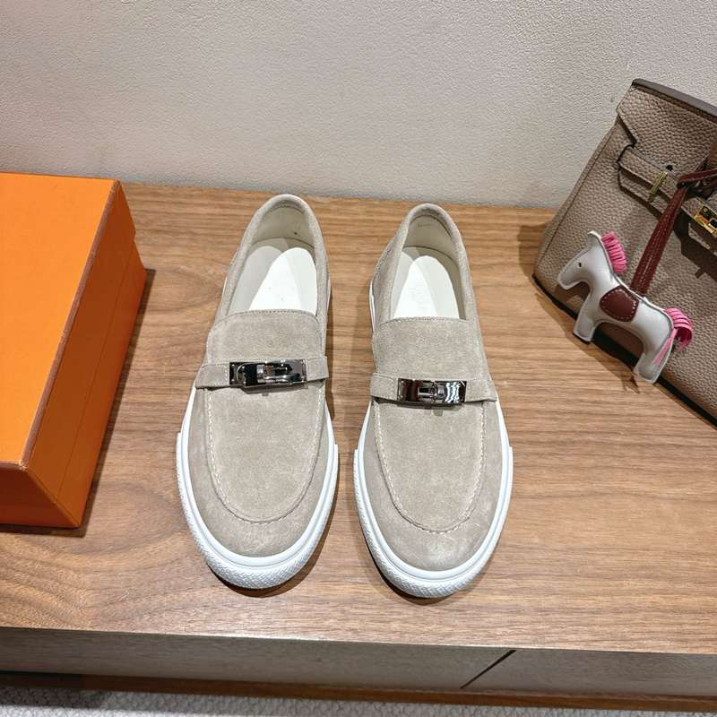 【HERMES】25新作スリッポンレザースリッポンメンズレディース