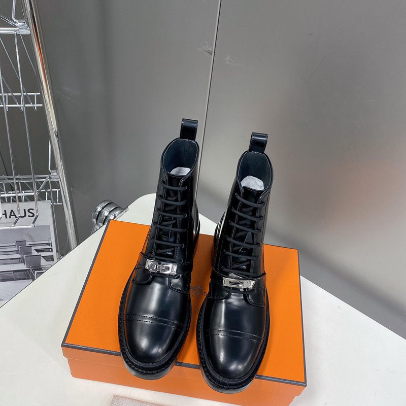 【HERMES】新作ケリーブーツレザーブーツショートブーツレディース