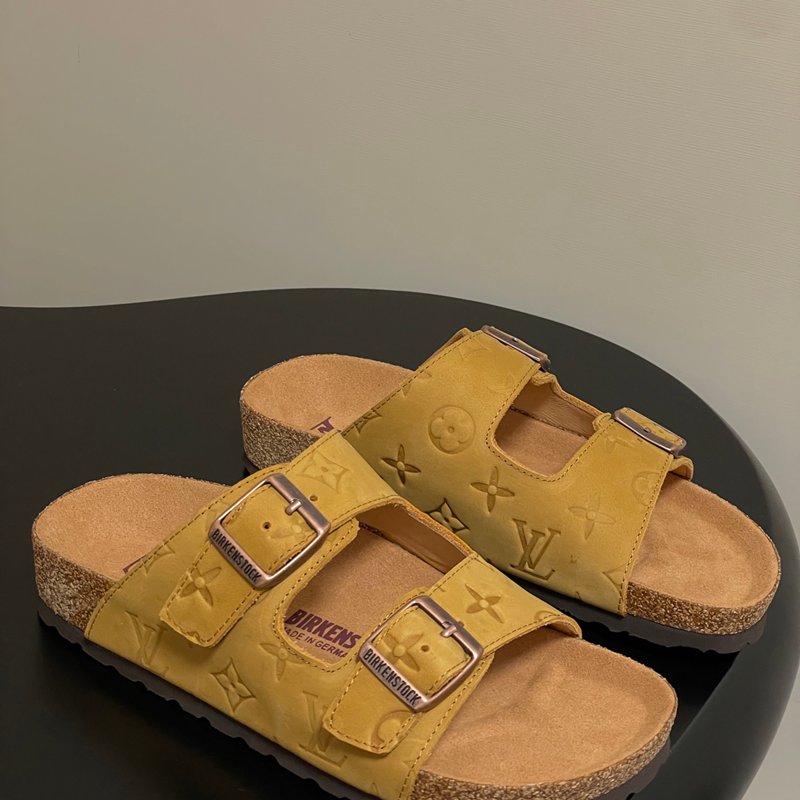 【LOUISVUITTON】BIRKENSTOCKコラボボストンサンダルスリッポンメンズレディース