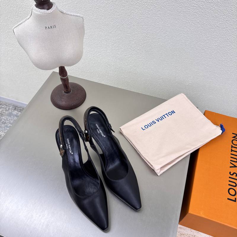 【LOUISVUITTON】新作パンプスレザーパンプスヒールシューズレディース
