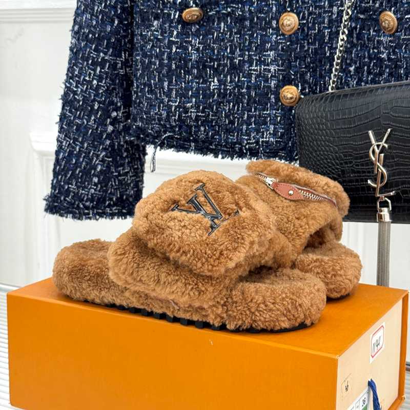 【LOUISVUITTON】25WFウォレットファースリッポンルームシューズレディース