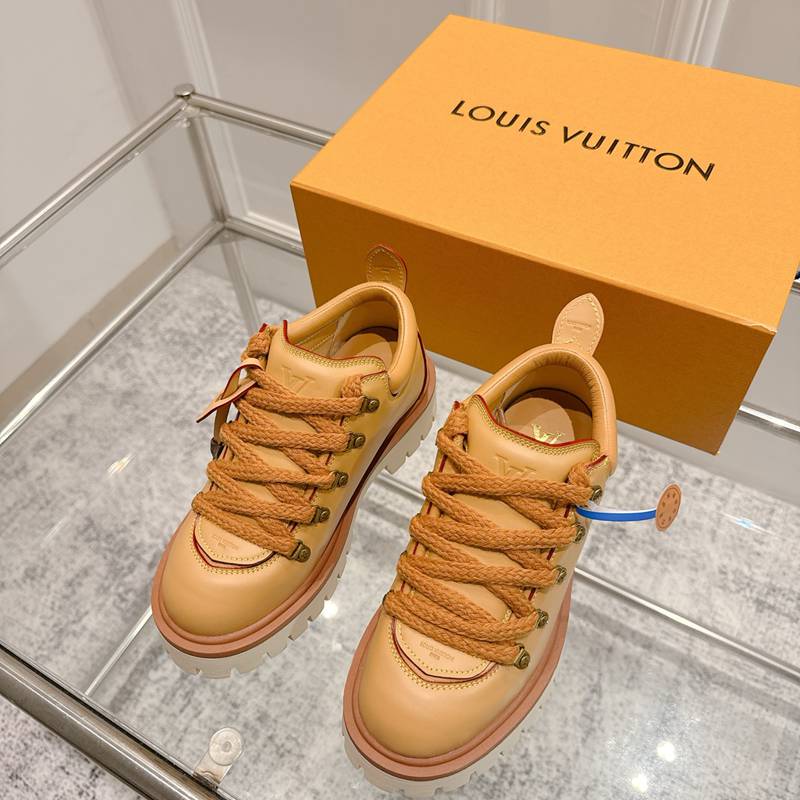 【LOUISVUITTON】リミックス登山ブーツレザーブーツ厚底ブーツメンズレディース