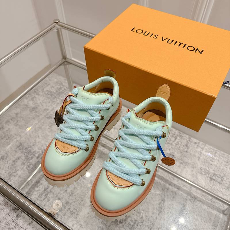 【LOUISVUITTON】リミックス登山ブーツレザーブーツ厚底ブーツメンズレディース