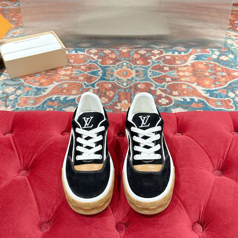 【LOUISVUITTON】新作スニーカーレザースニーカーキャンバススニーカーメンズ