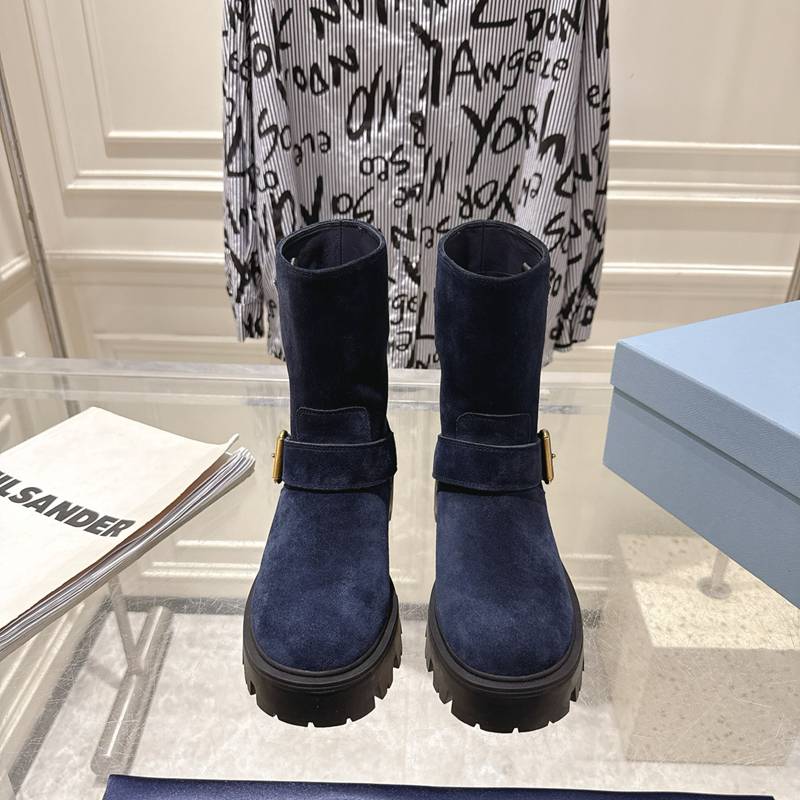 【PRADA】ショートブーツレディース