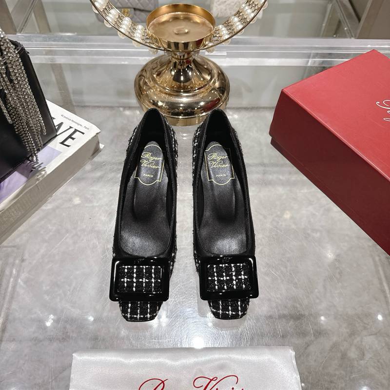 【ROGERVIVIER】トロンペットヒールパンプスレディース