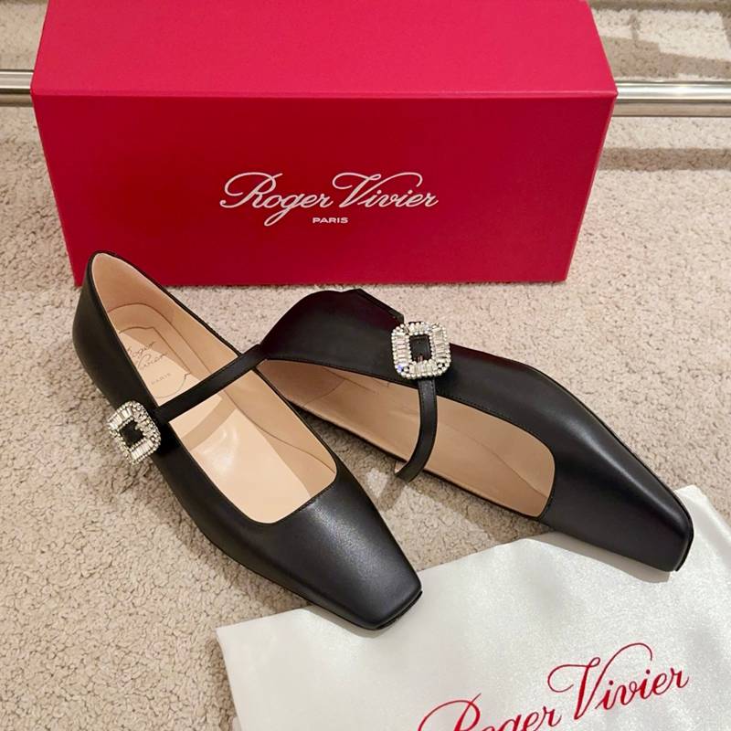 【ROGERVIVIER】ベルビビエマリージェンヌバレエシューズレディース