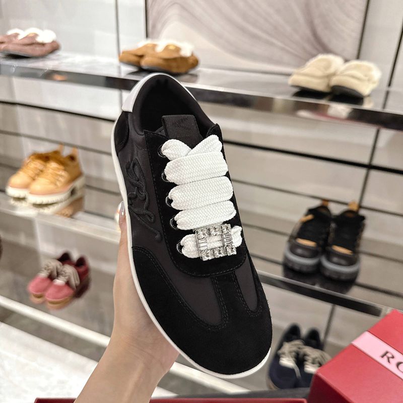 【ROGERVIVIER】新作ビブロウスニーカーレザースニーカーレディース