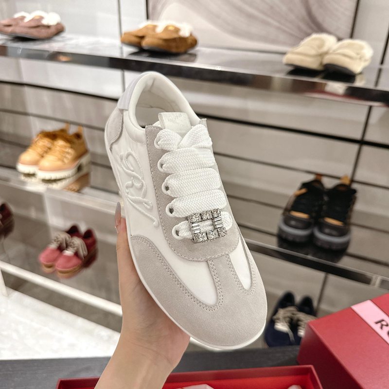 【ROGERVIVIER】新作ビブロウスニーカーレザースニーカーレディース