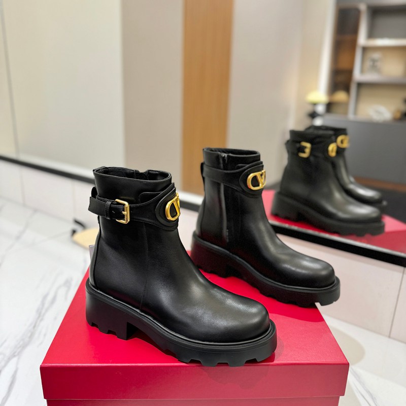 【VALENTINO】VLOGOブーツレディース
