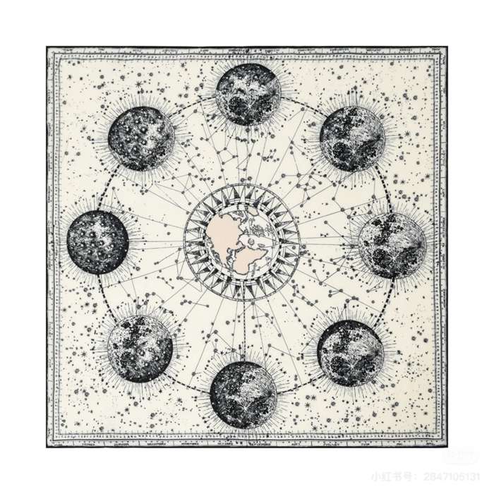 ディオール 星座プリントスカーフ 90x90cm