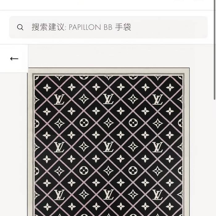 ルイ ヴィトン 新作スカーフ。モノグラムパターン 90 x 90cm