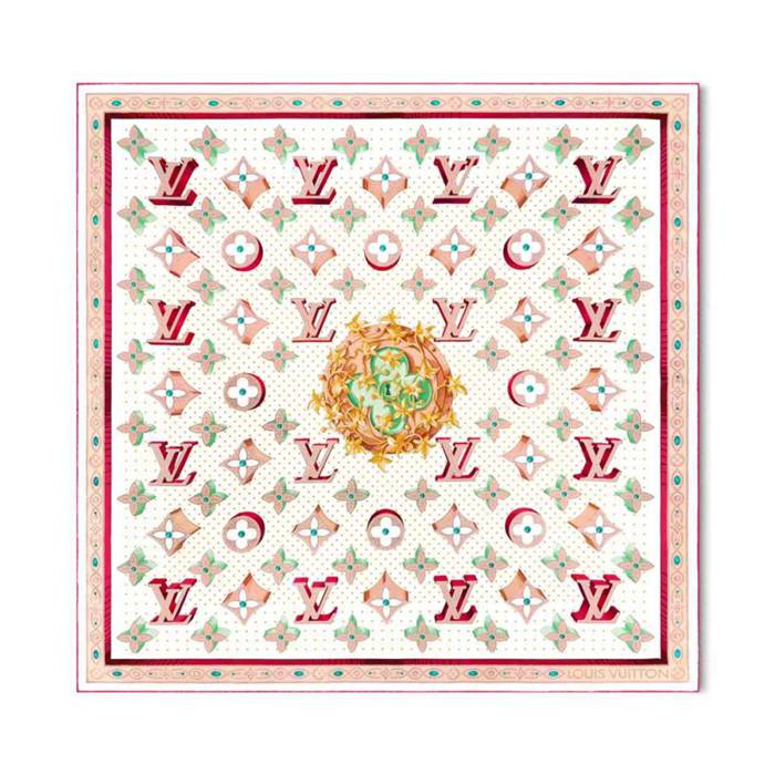 ルイ ヴィトン モノグラムロックスカーフ 90 x 90cm