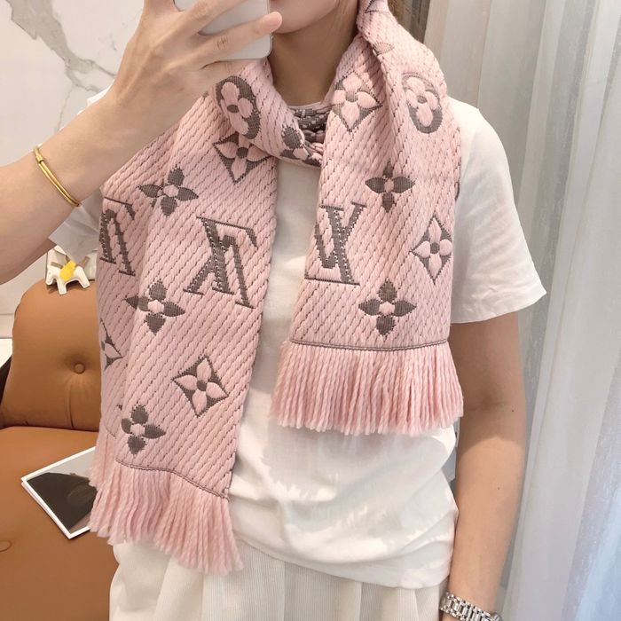 ルイ ヴィトン 秋冬ウールスカーフ。94％ウール6％シルク 175:31