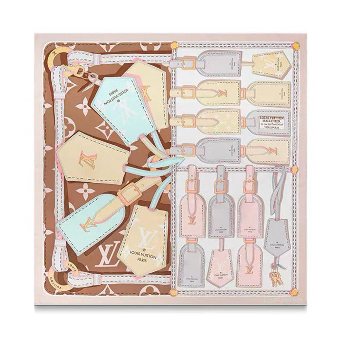 ルイ ヴィトン オリジナルシルクスカーフ 90X90cm