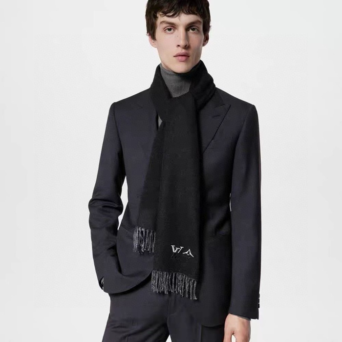 ルイ ヴィトン 新作両面ラムカシミヤスカーフ 30x180cm