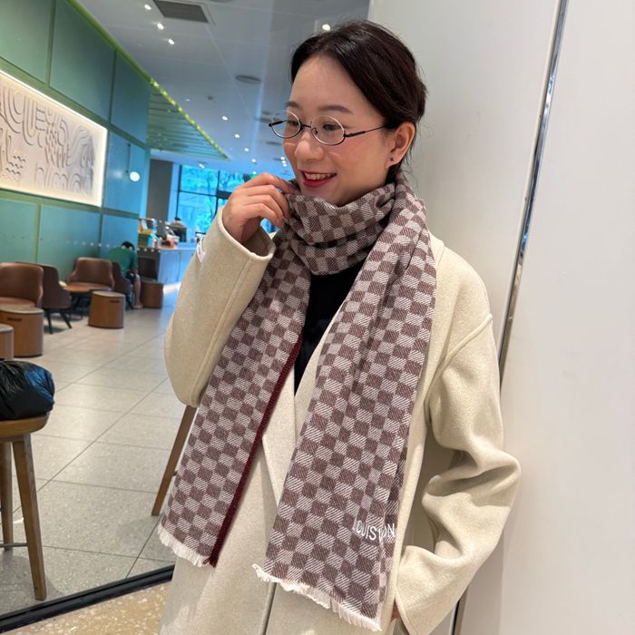 ルイ ヴィトン カシミヤスカーフ 45x200cm