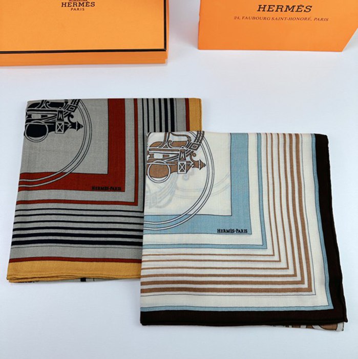 エルメス 新作 カシミヤスカーフ 135 x 135cm