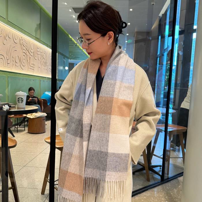 ロエベ めったに見ない優しい色合い 30x 180cm