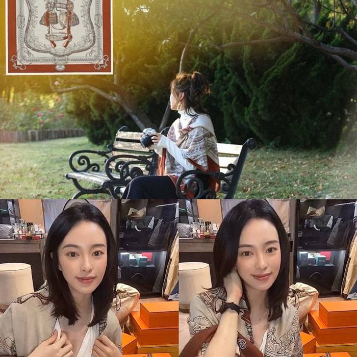 エルメス 絶妙な神配色、ゴールドブラウン。秋冬新作のストール。70％カシミヤ30％シルク 140x140cm