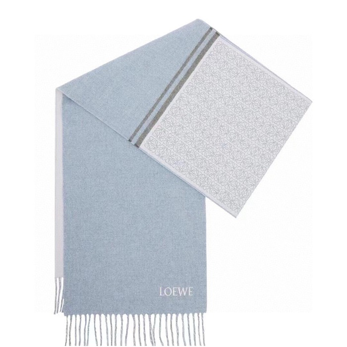 ロエベ 両面スカーフ 182x30cm