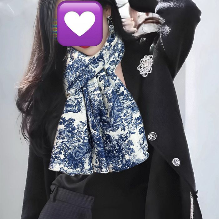 ディオール 新作2025 両面同色 アニマルジャングル 65x185