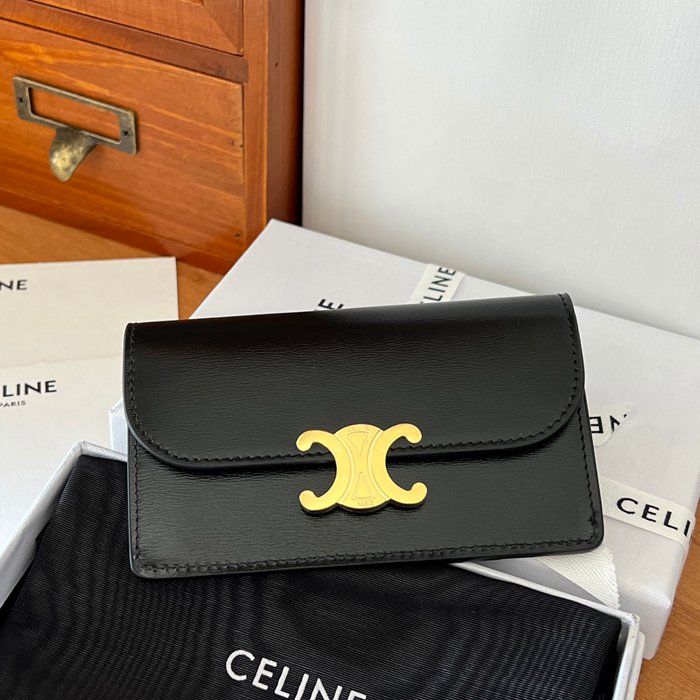 CELINE 10P073 トリオンフ フラップカードケース サイズ:13x8cm