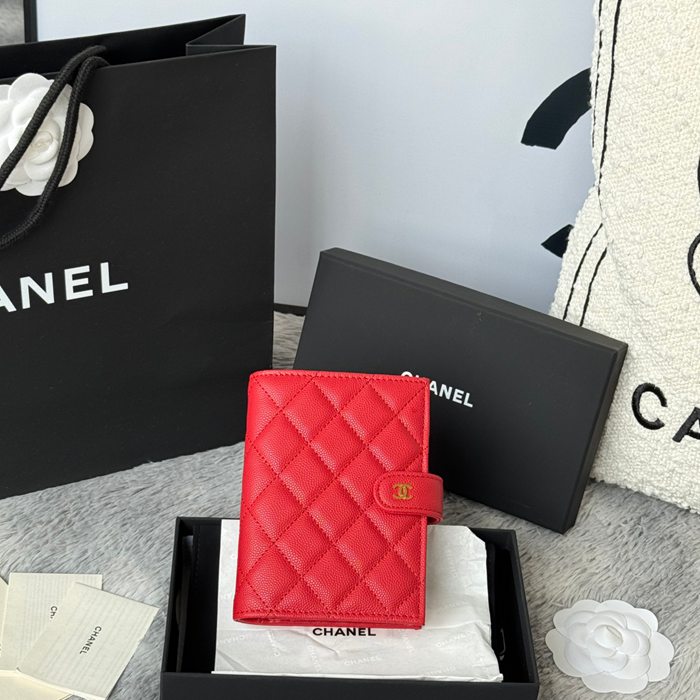 CHANEL AP3196 パスポート＆ウォレット 二合一 カヴィア サイズ:15x10cm