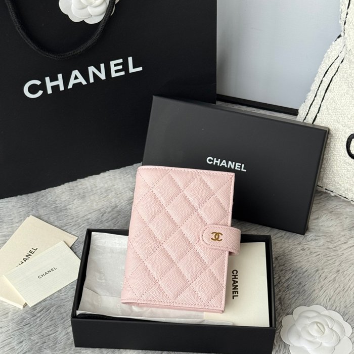 CHANEL AP3196 パスポート＆ウォレット 二合一 カヴィア サイズ:15x10cm